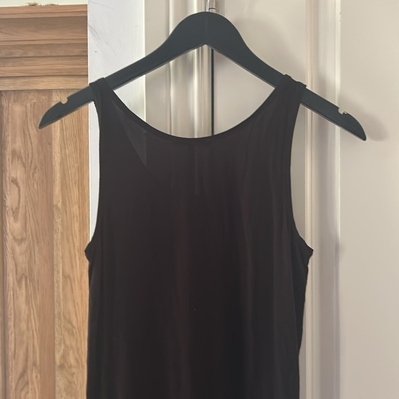 🎀 SARAH PACINI black scoop neck tunic dress tank small - Picture 7 of 8